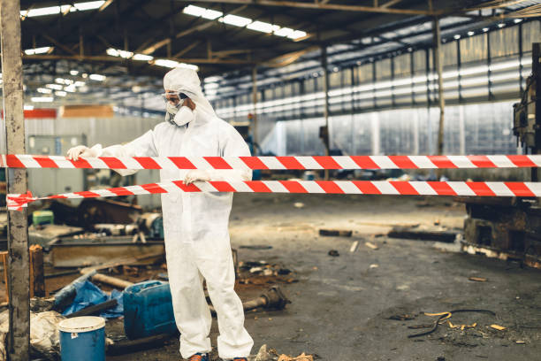 Professional Drug Lab Cleanup technician working in Summit, IL